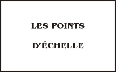 LEÇON 10 - LES POINTS D'ECHELLE