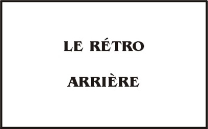 LEÇON 23 - LE RÉTRO ARRIÈRE