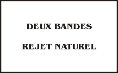 LEÇON 3 - DEUX BANDES SUR REJET NATUREL